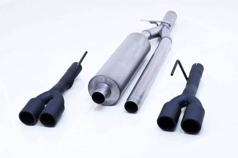 Gibson 500370 Stainless Steel Exhaust Tip - 2.25" To 3" Slash Cut Polished Tip With Clampless Design