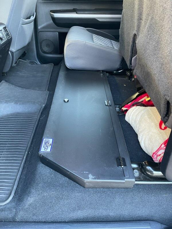 2014-2021 Toyota Tundra CrewMax Under Seat Long Box Lockable Storage
