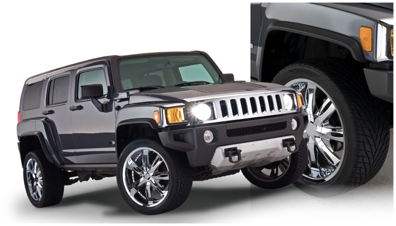 Bushwacker 06-10 Hummer H3 OE Style Flares 4pc - Black – ESP Truck