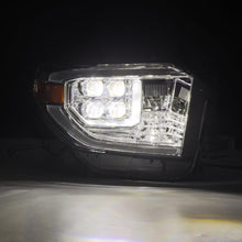 Load image into Gallery viewer, AlphaRex 14-21 Toyota Tundra NOVA LED Proj HL Chrome w/Actv Light &amp; Seq. Sig + Switchback DRL