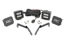 Load image into Gallery viewer, Rough Country - LED Light - Ditch Mount - 2" -  Black Pair - Spot - Chevy 1500 (2007-2013) - 71058
