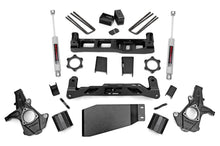 Load image into Gallery viewer, Components of the 5-inch suspension lift kit for 4WD Chevy Silverado and GMC Sierra 1500
