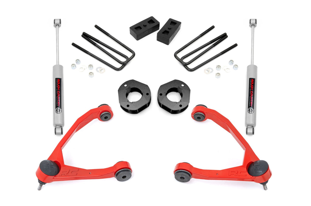 3.5 In. Lift Kit - Forged UCA - Cast Steel - Chevy GMC 1500
