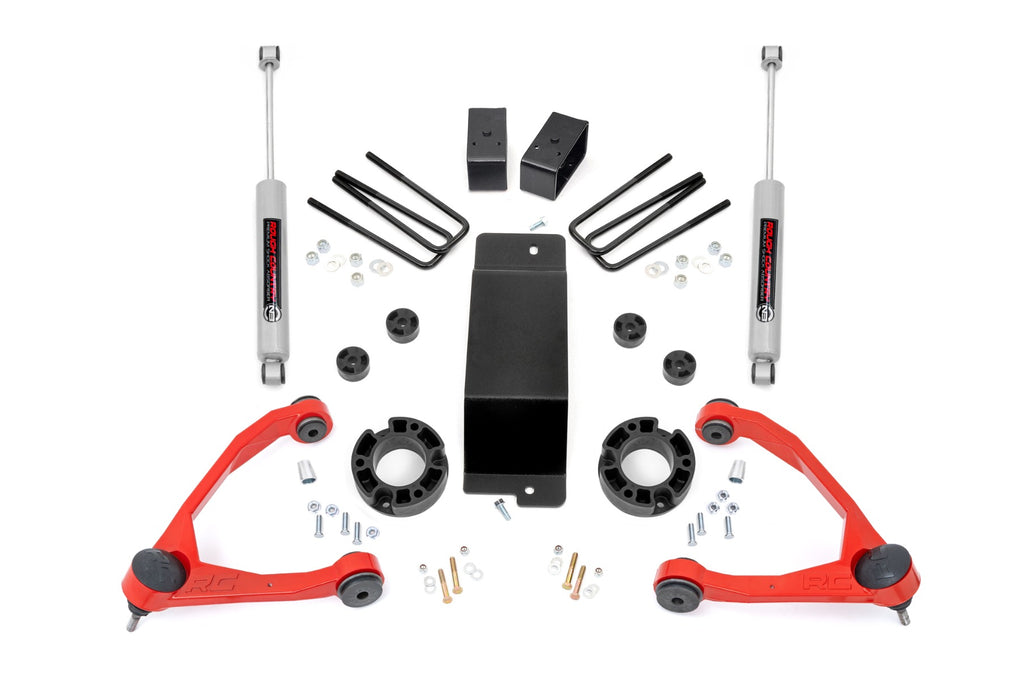 3.5 Inch Lift Kit - Alum Cast Steel - Chevy GMC 1500