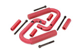 Grab Handles - Steel - Front - Red - Jeep Wrangler JK (2007-2018)