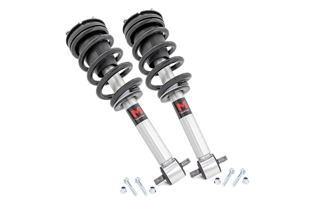 Rough Country M1 Loaded Strut Pair - 7.5in - Chevy GMC 1500 Truck SUV (07-14)