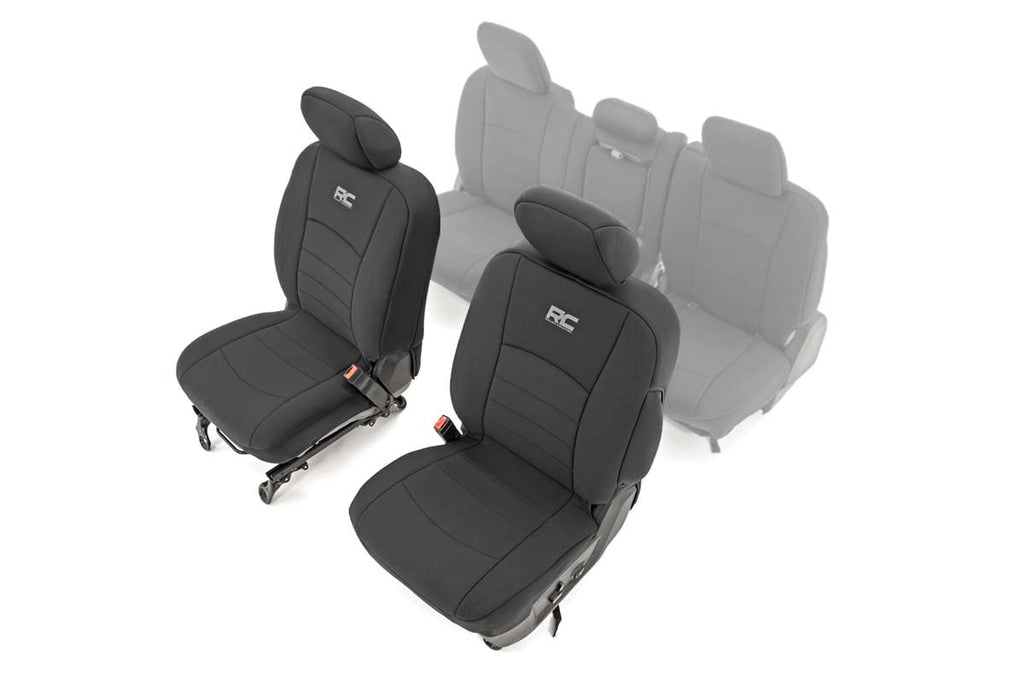 Rough Country Seat Covers -Bucket Seats - FR - Ram 1500 2WD 4WD (2019-2023)