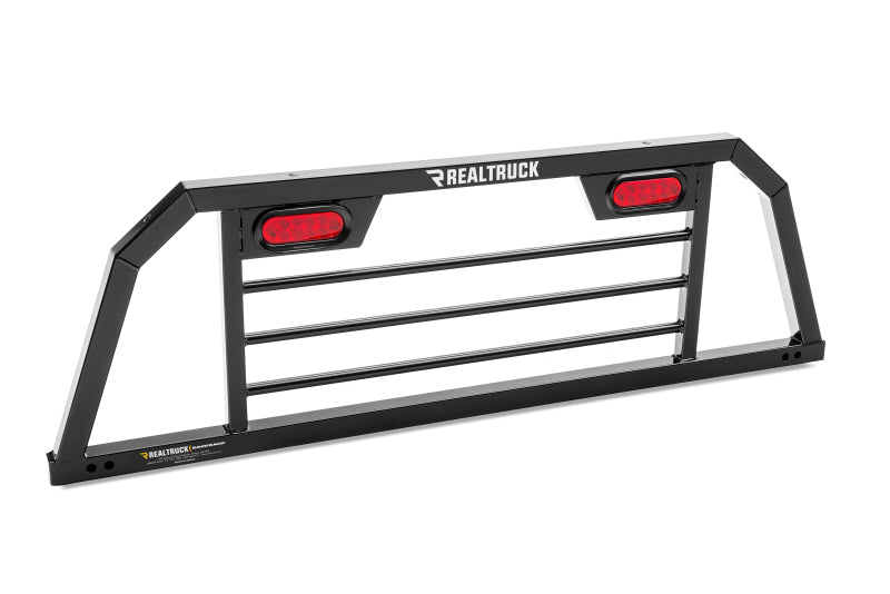 BackRack 99-24 Ford F-250/350/450 SD (17-24 Alum Body) SRL Rack Lighted Shortened Frame ONLY Req. HW