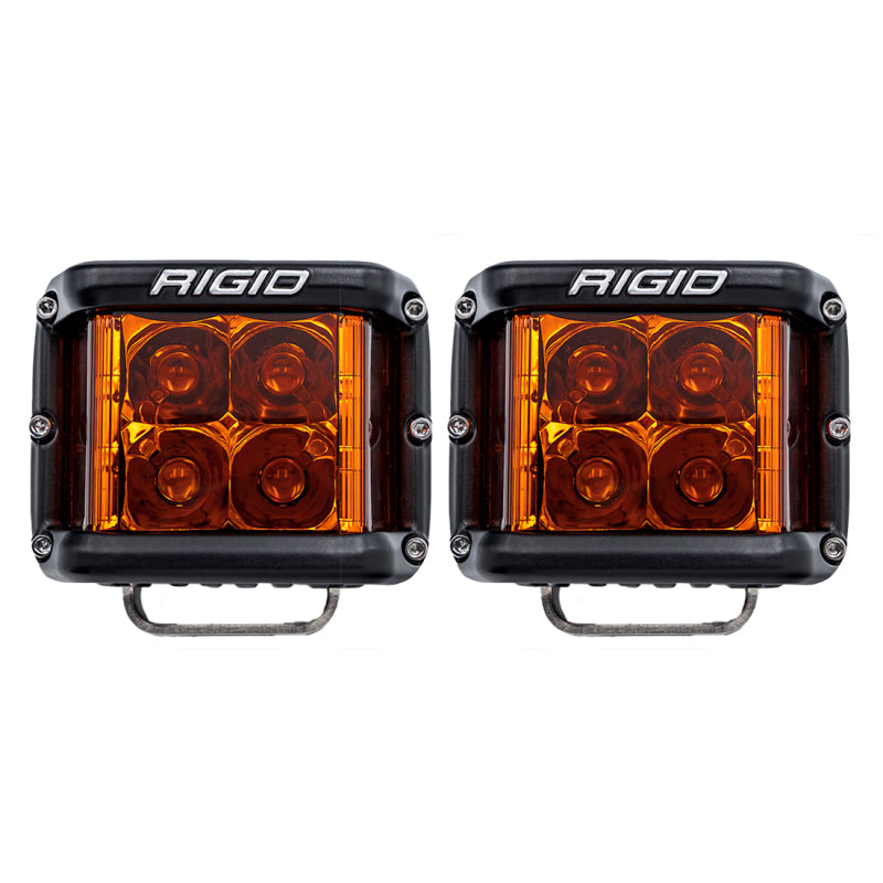 Rigid Industries D-SS Spot w/ Amber PRO Lens (Pair)