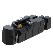 Load image into Gallery viewer, The 62-gallon S&amp;B fuel tank featuring a gold and black logo plate