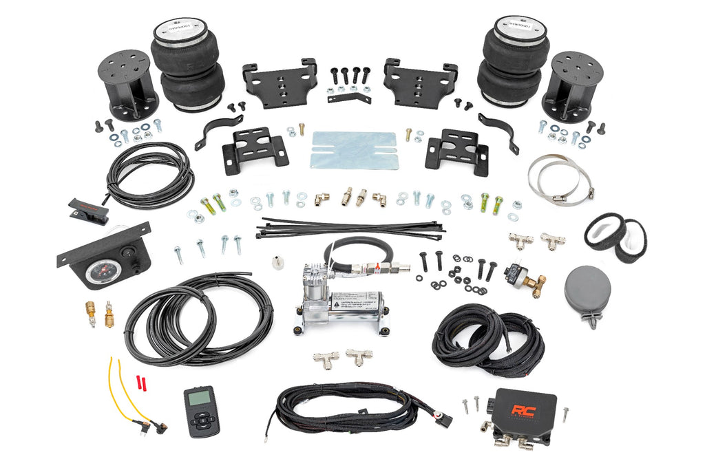 Air Spring Kit W Compressor - Wireless Controller - 6 Inch Lift Kit - Chevy GMC 2500HD (01-10)