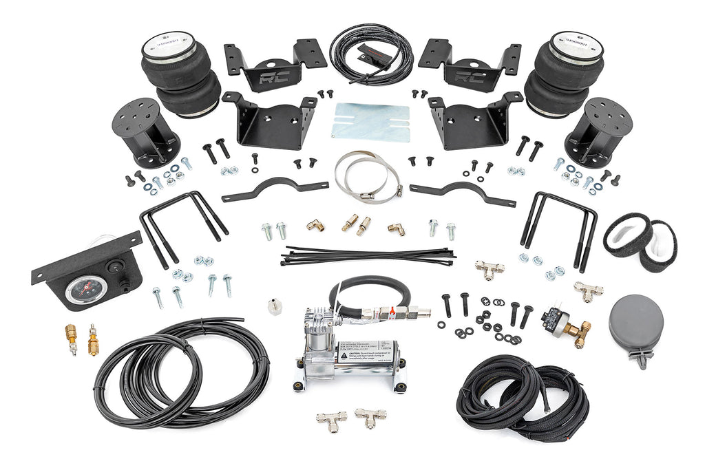 Air Spring Kit W Compressor - 7.5 Inch Lift Kit - Chevy GMC 2500HD 3500HD