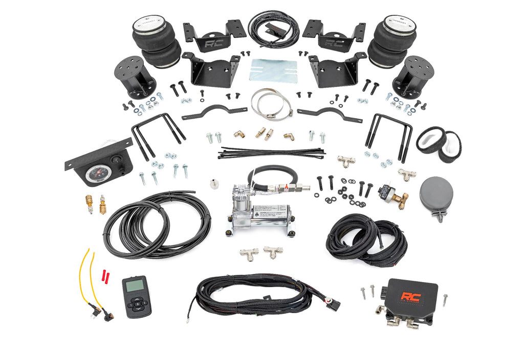 Air Spring Kit W Compressor - Wireless Controller - 7.5 Inch Lift Kit - Chevy GMC 2500HD 3500HD (11-19)