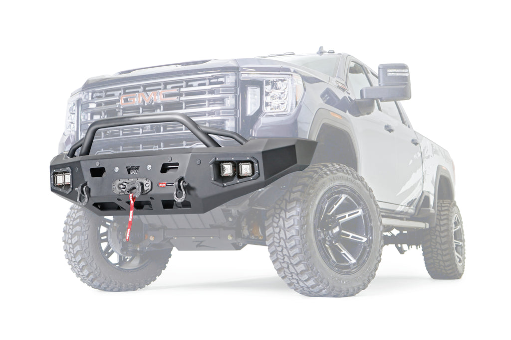 Ascent Hd Bumper Gmc 2500/3500 With Prerunner Guard - Warn 107179