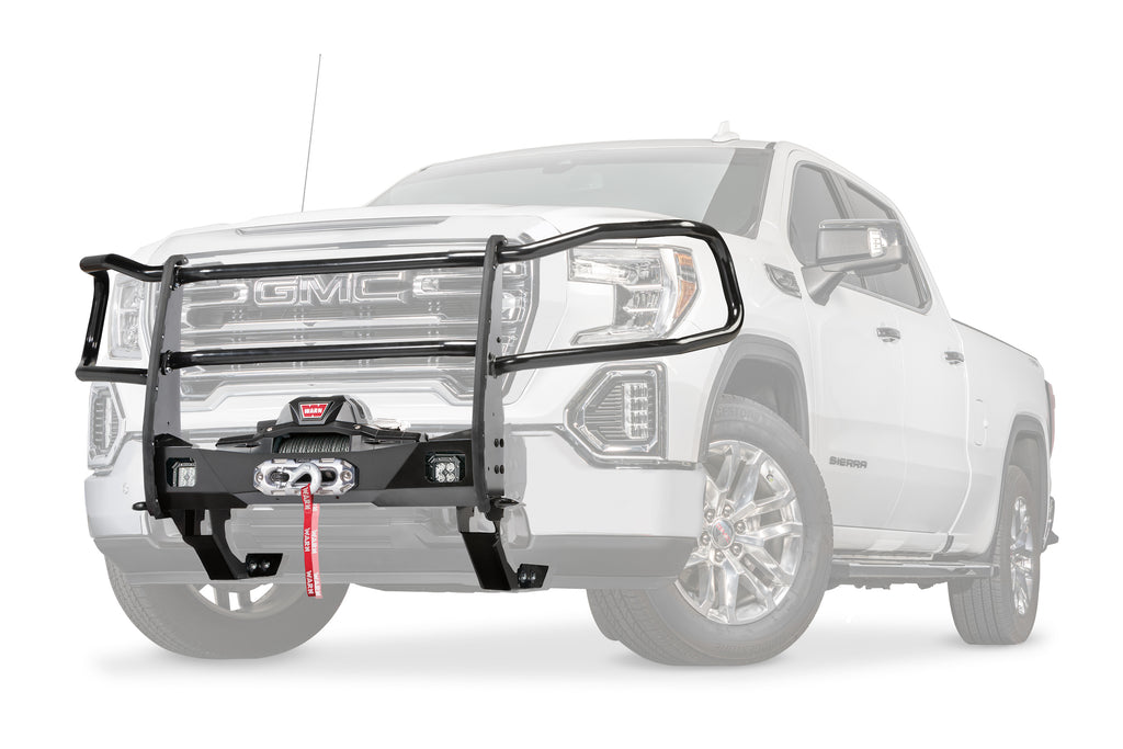 Trans4Mer Grille Guard Kit - Sierra 1500 Full Guard - Warn 108226