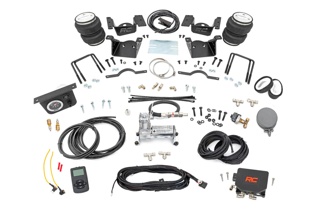 Air Spring Kit W Compressor - Wireless Controller - 0-7.5 In. Lift - Chevy GMC 2500HD 3500HD (11-19)