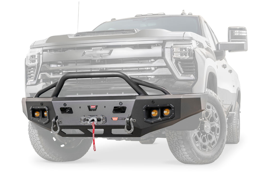 Ascent Hd Bumper Silverado Hd With Prerunner Guard - Warn 110914