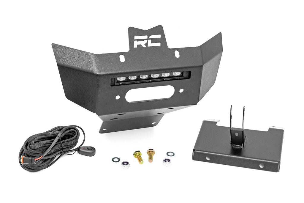 Winch Bumper - Black Series LED - 6 In. Light - Slime Line - Can-Am Renegade