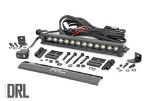 Load image into Gallery viewer, Rough Country - Black Series LED Light Bar - Amber DRL - 12 Inch - Single Row - 70712BLDRLA