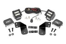 Load image into Gallery viewer, LED Light - RR Cage Mount - 2 In. Black Flood Pair - Polaris Ranger 1000 Ranger XP 900 1000