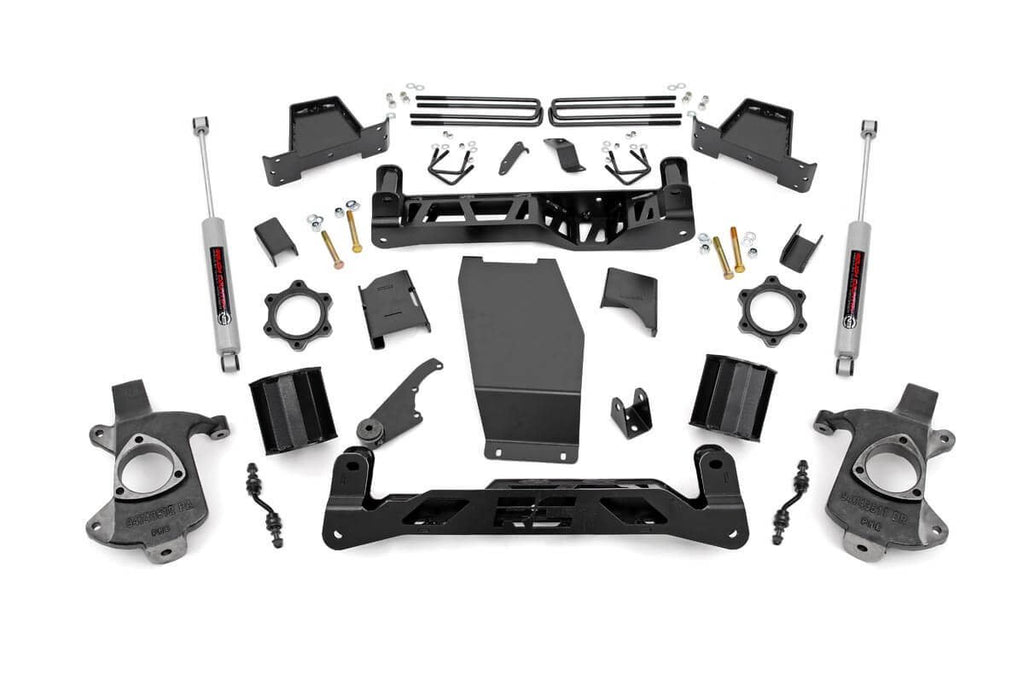 6 Inch Lift Kit - Alum Stamp Steel - Chevy GMC 1500