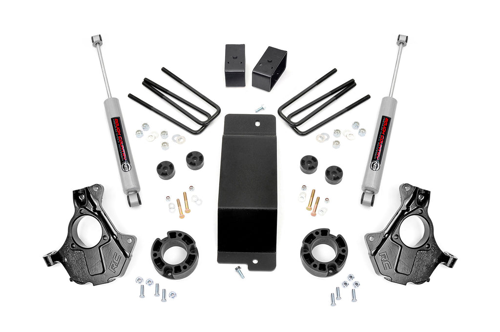 3.5 Inch Lift Kit - Alum Stamp Steel LCA - Chevy GMC 1500