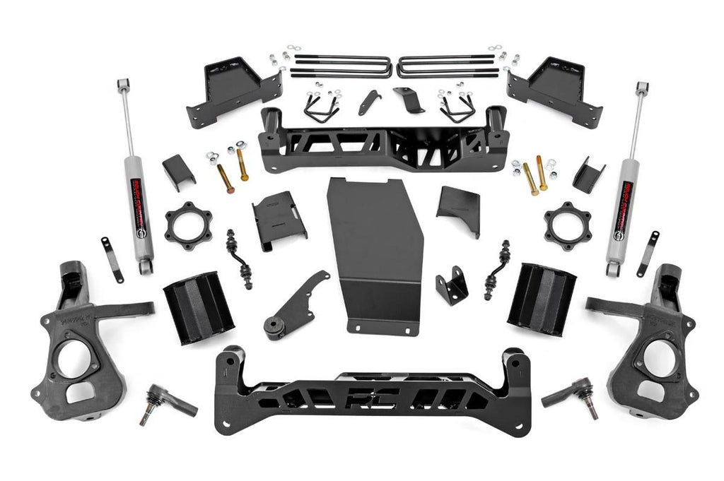 7 Inch Lift Kit - Alum Stamp Steel - Chevy GMC 1500