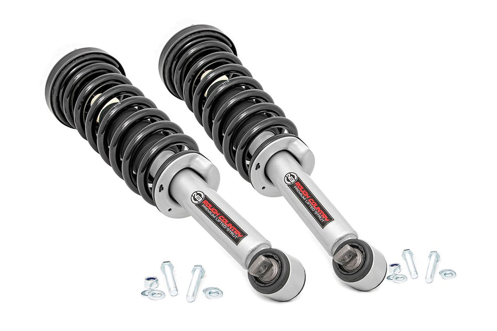 Rough Country 2 Inch Leveling Kit - Loaded Strut - Ford F-150 4WD (2014-2023)