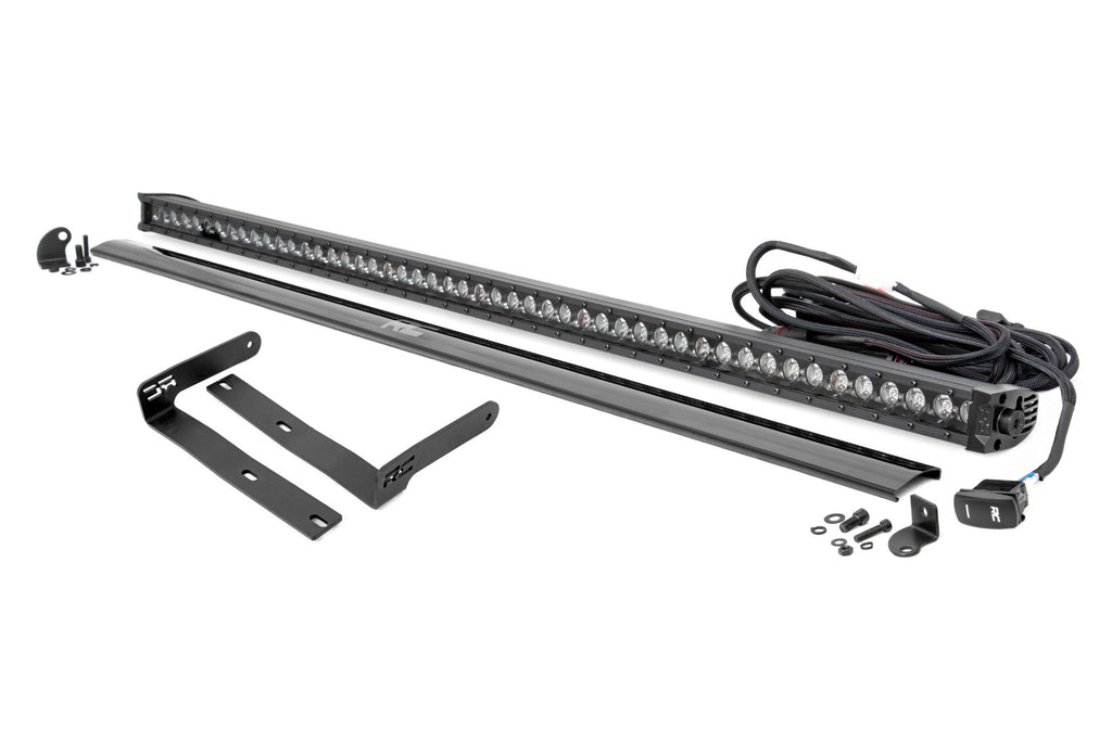 50 In. Single Row LED Light Kit - Black Series White DRL - Front-Facing - Kubota RTV-X900 RTV-X1100