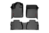 Rough Country Floor Mats - FR & RR - CrewMax - Toyota Tundra 2WD 4WD (2014-2021)