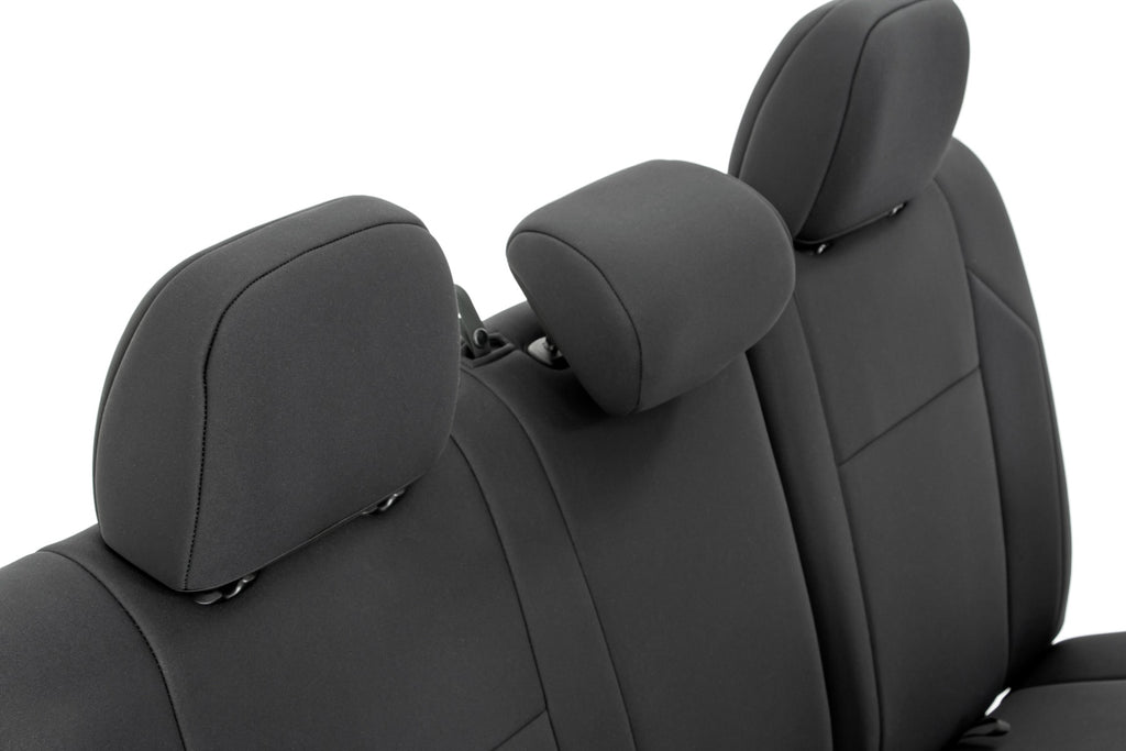 Seat Covers - FR & RR - Crew Cab - W O Folding Front PS Toyota Tacoma 2WD 4WD (05-15)