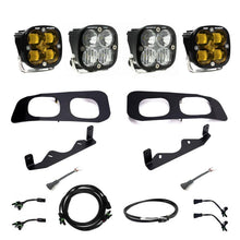 Load image into Gallery viewer, Baja Designs 2023+ Ford F250/F350 Super Duty Squadron SAE/Pro Fog Pocket Kit - Clear Upfitter