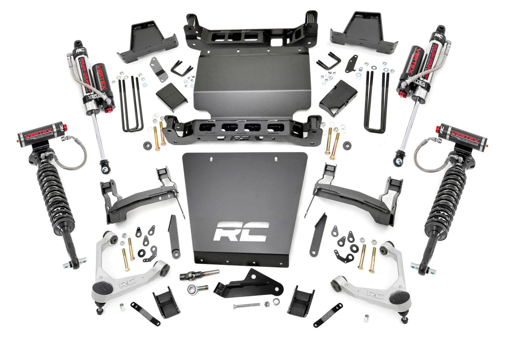 7 Inch Stamped Steel LCA Lift Kit - Forged UCA - Bracket - Vertex - Chevy GMC 1500