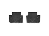 WeatherTech 04+ BMW X3 Rear Rubber Mats - Black