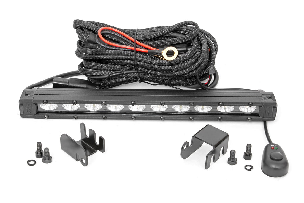 LED Light Kit - Rear Mount - 10 In. Black Slimline - Honda Talon (19-21)