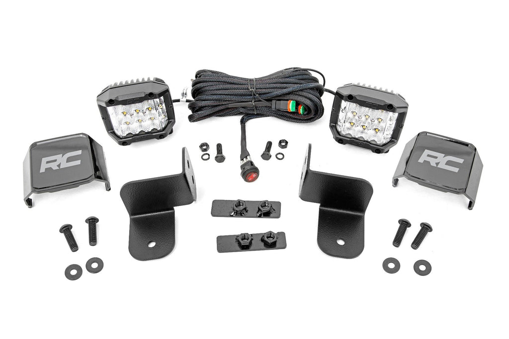 Polaris Rear Facing 3-Inch Wide Angle LED Kit - Polaris Ranger 1000 Ranger XP 1000
