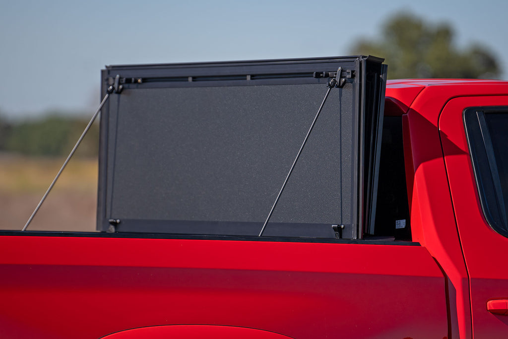 Hard Tri-Fold Flip Up Bed Cover - 6'7 In. Bed - Chevy GMC 1500 (19-23)