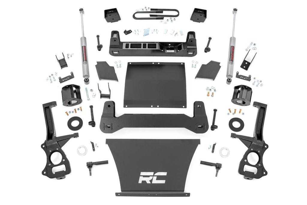 6 Inch Lift Kit - Mono Leaf Rear - N3 - GMC Sierra 1500