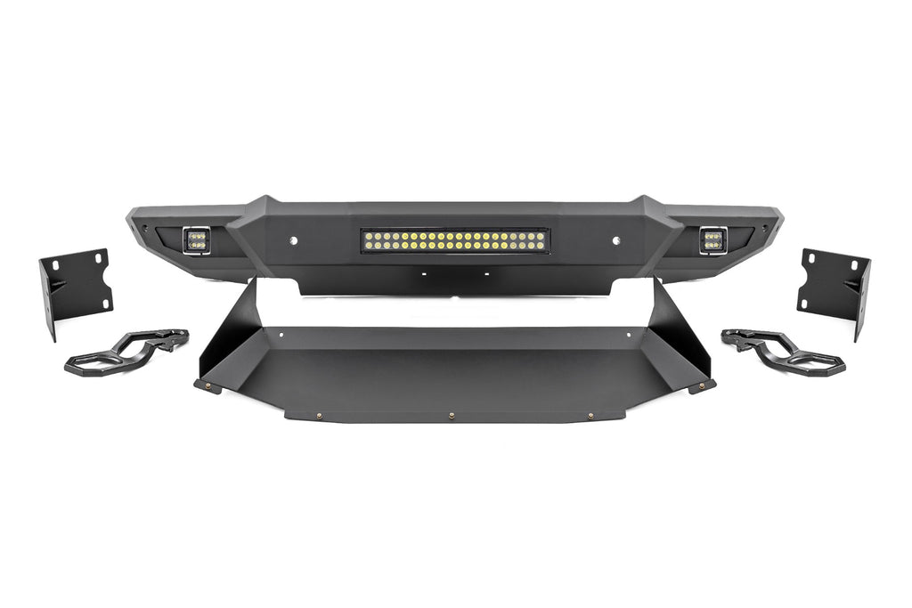 Front Bumper W Skid Plate & Tow Hooks - Ram 1500 (19-23)