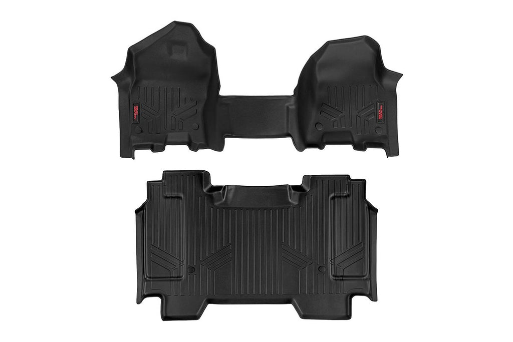 Rough Country Floor Mats - FR & RR - Over Hump - Ram 1500 (19-23) 1500 TRX (21-23)