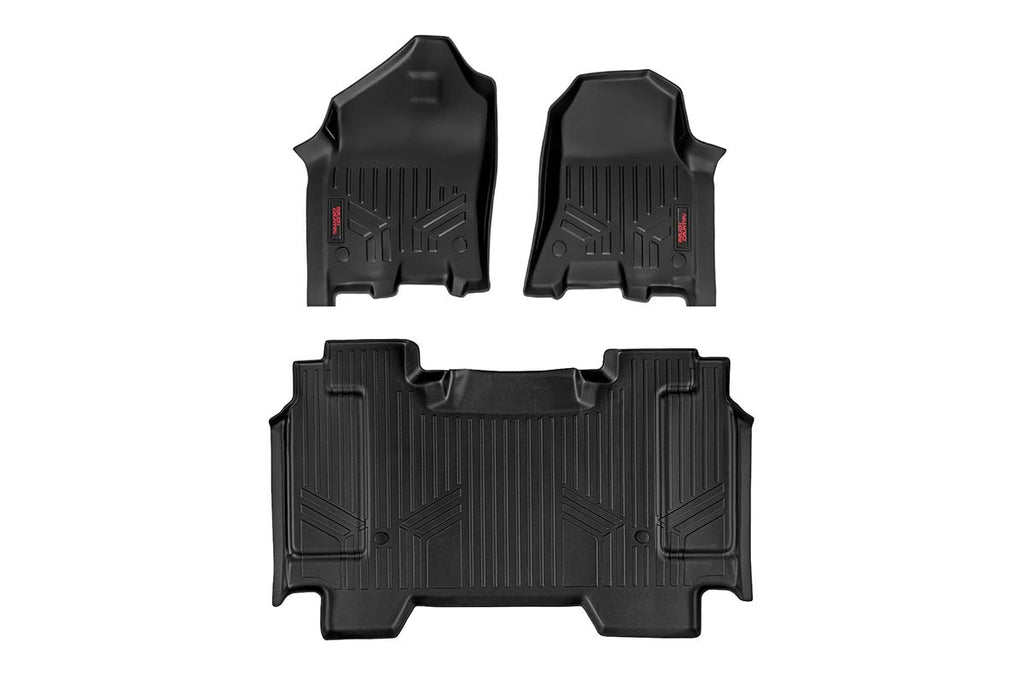 Rough Country Floor Mats - Front And Rear - Ram 1500 (19-23) 1500 TRX (21-23)