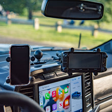 Load image into Gallery viewer, BuiltRight Industries 2015+ Ford F-150/250/350/Raptor Dash Mount &amp; Rear Seat Release - Blk