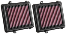 Load image into Gallery viewer, K&amp;N Honda CRF1000L Africa Twin 998 Replacement Drop In Air Filter (2 Per Box)