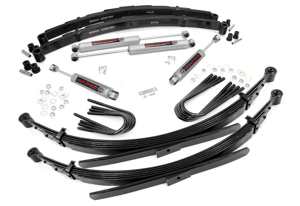 2 Inch Lift Kit - 52 Inch RR Springs - GMC Half-Ton Suburban Jimmy (88-91)