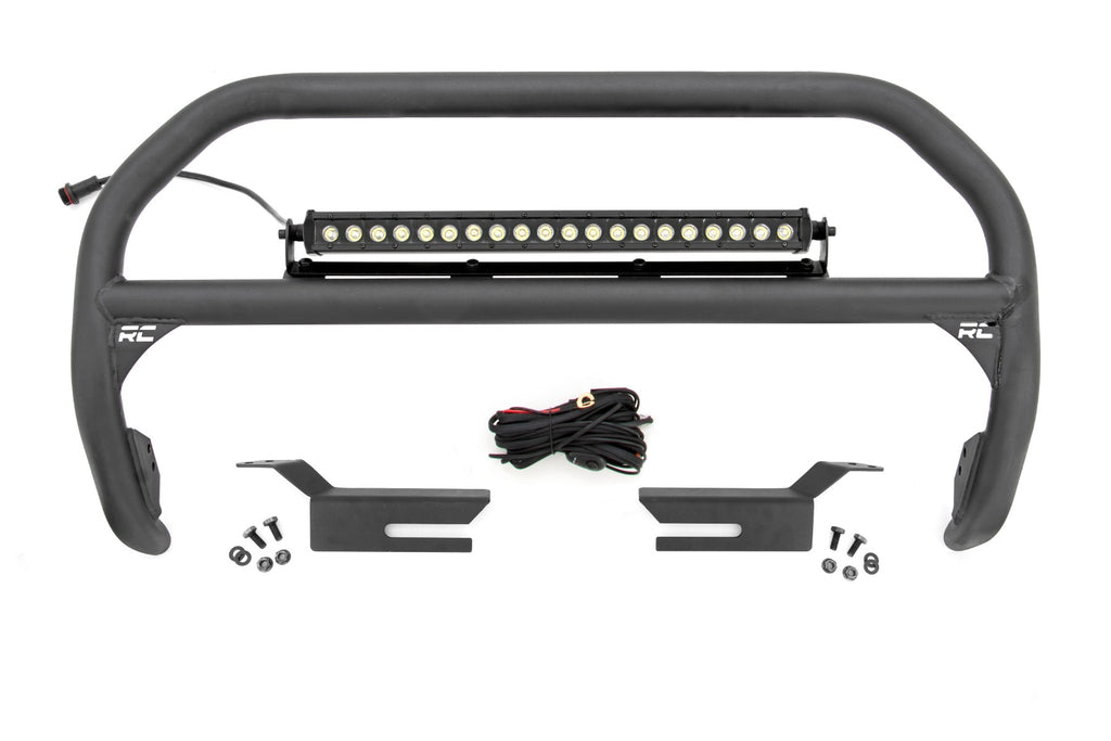 Nudge Bar - 20 Inch Black Single Row LED - Ford Bronco 4WD (21-23)