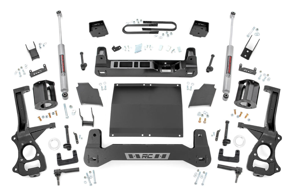 6 Inch Lift Kit - Mono Leaf Rear - Diesel - Chevy Silverado 1500