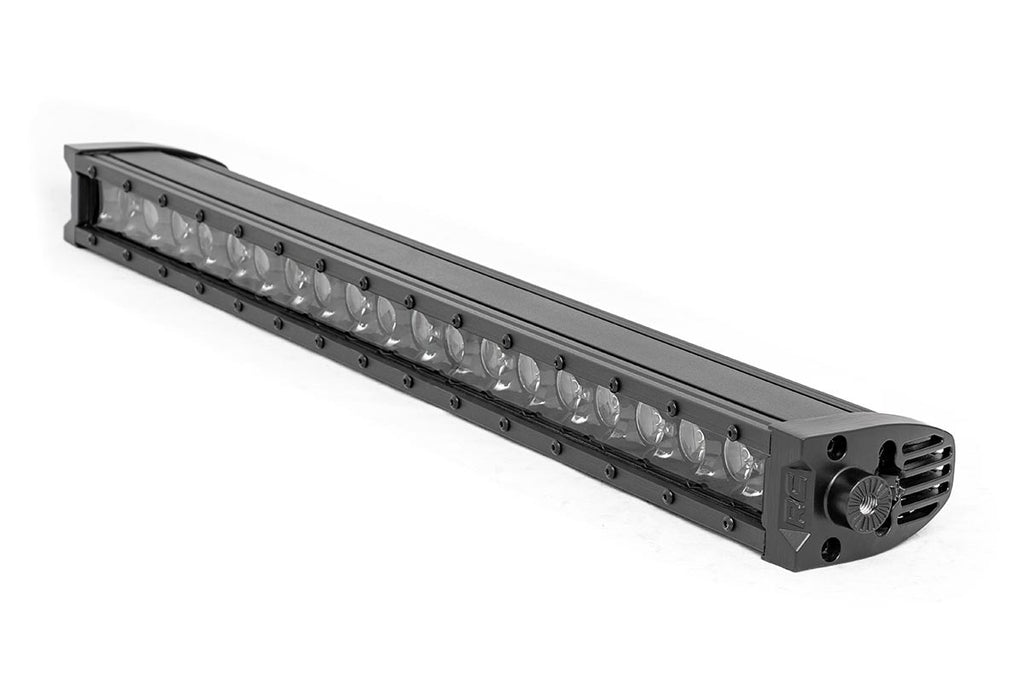Rough Country - Black Series LED Light Bar - Cool White DRL - 20 Inch - Single Row - 70720BLDRL