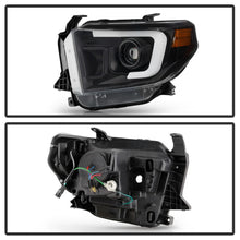 Load image into Gallery viewer, Spyder 14-17 Toyota Tundra(SR/SR5) Light Bar Projector Headlights - LED - Black PRO-YD-TTU14AP-BK