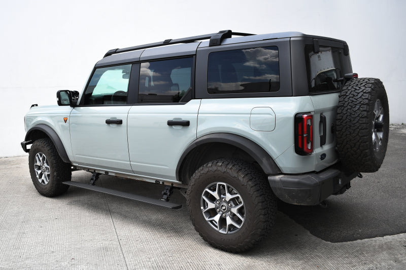 Go Rhino Ford Bronco 4dr E-BOARD E1 Electric Running Board Kit (No Drill) - Tex. Blk