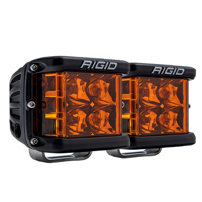 Rigid Industries D-SS Spot w/ Amber PRO Lens (Pair)